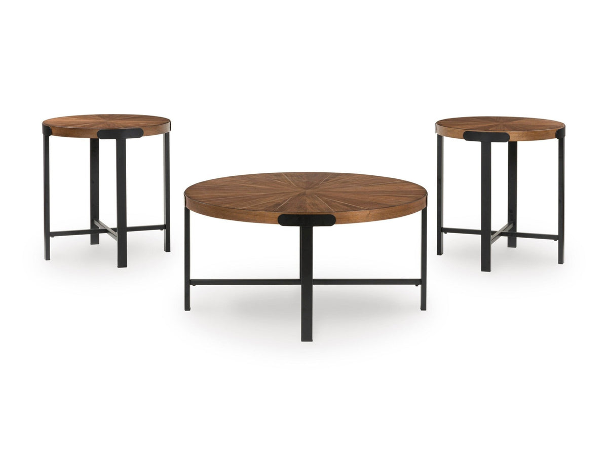 Crosstrail Occasional Table Set (3/CN) Table Sets| Ashley Homestore