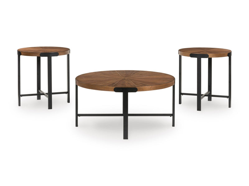 Crosstrail Occasional Table Set (3/CN) - Al Rugaib Furniture