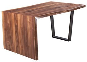 Crotch Cut Walnut 54" Waterfall Desk - T-CW54-WD Desk| Fairfield Chair