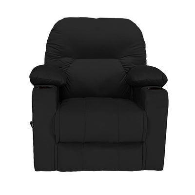 Crown Seat | Velvet Classic Cinematic Recliner Chair With Cups Holder - Al Rugaib Furniture
