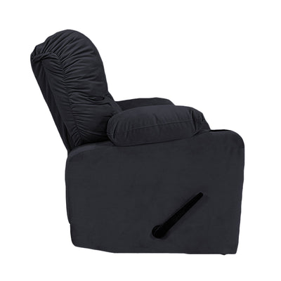 Crown Seat | Velvet Rocking Cinematic Recliner Chair With Cups Holder - Al Rugaib Furniture