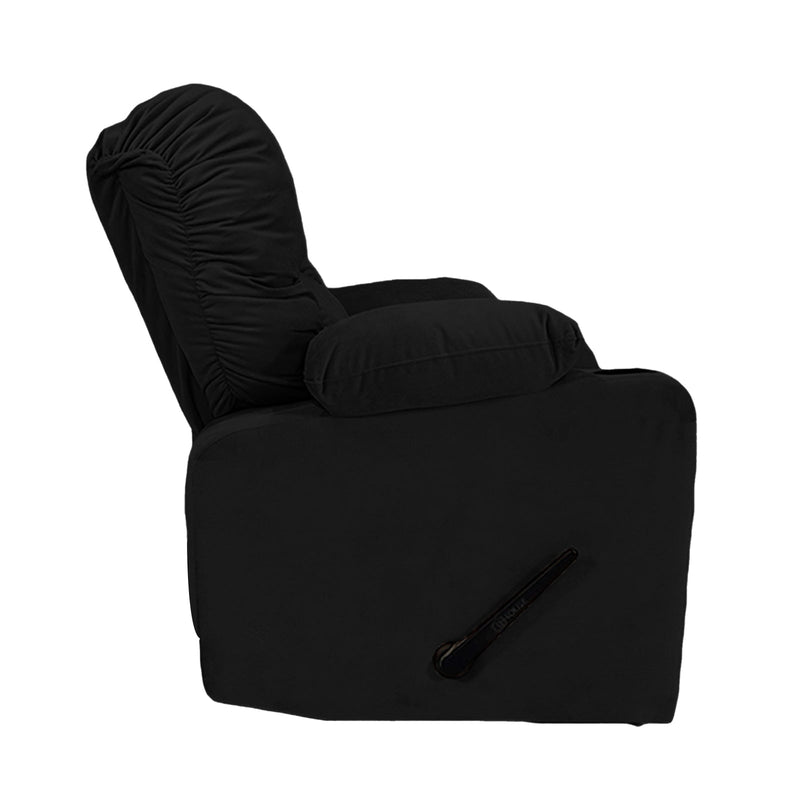 Crown Seat | Velvet Rocking & Rotating Cinematic Recliner Chair With Cups Holder - Al Rugaib Furniture