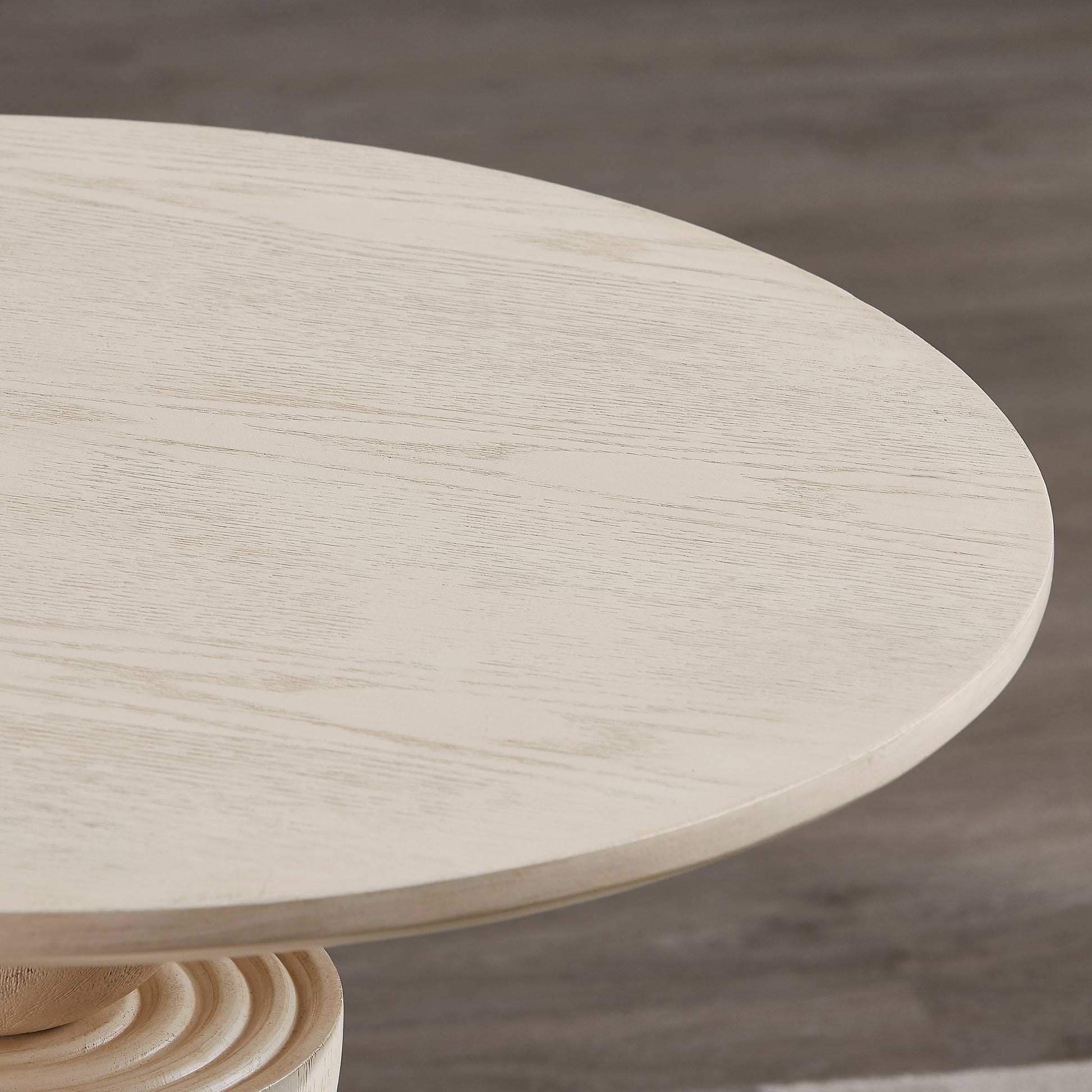 CRV Round offwhite COFFEE TABLE Coffee Tables| Crestview