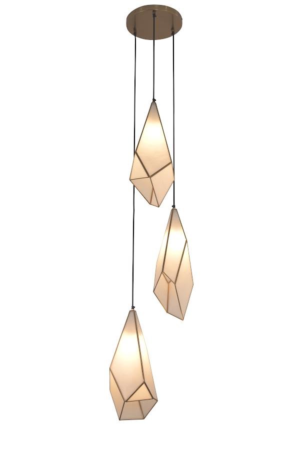CRYSTAL BUNCH OF 3 PENDANT LAMP chandeliers| Roots Furniture