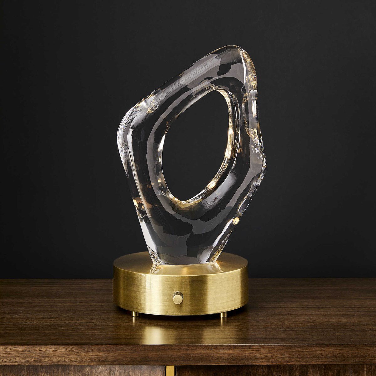 Crystal Cavern Sculpture Table Decors| Uttermost