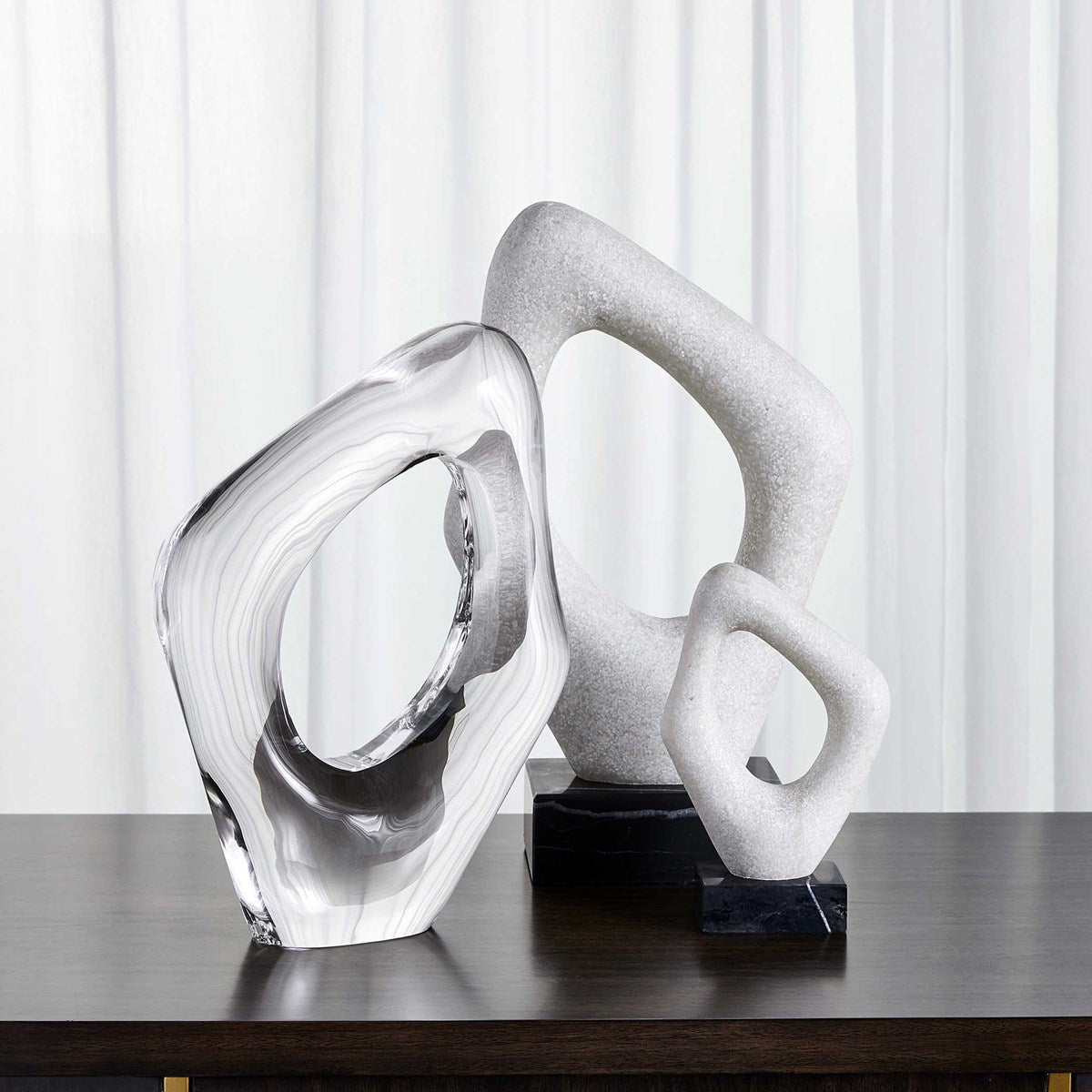 Crystal Cavern Sculpture Table Decors| Uttermost