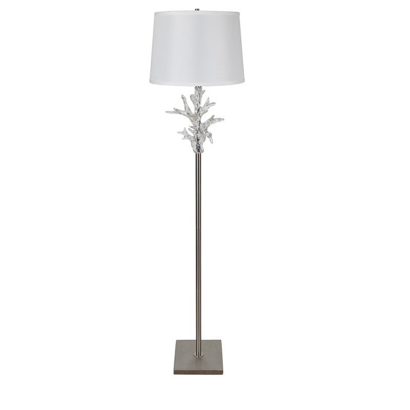 Crystal Coral Clear Floor Lamp Floor lamps| Crestview