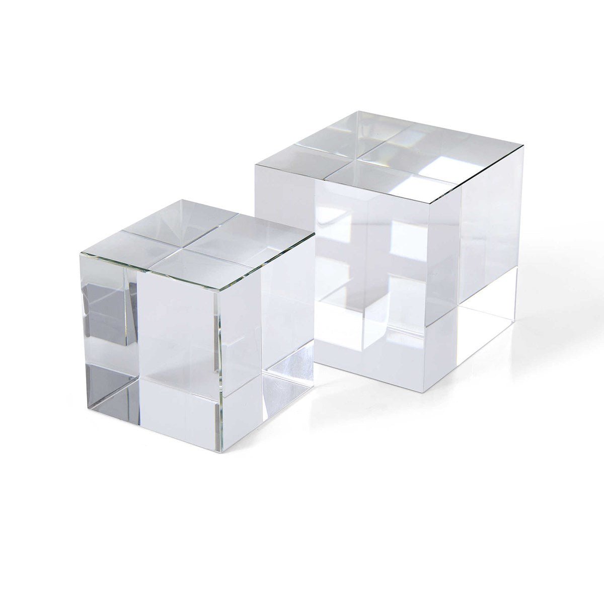 Crystal Cube Risers, S/2 Table Decors| Uttermost