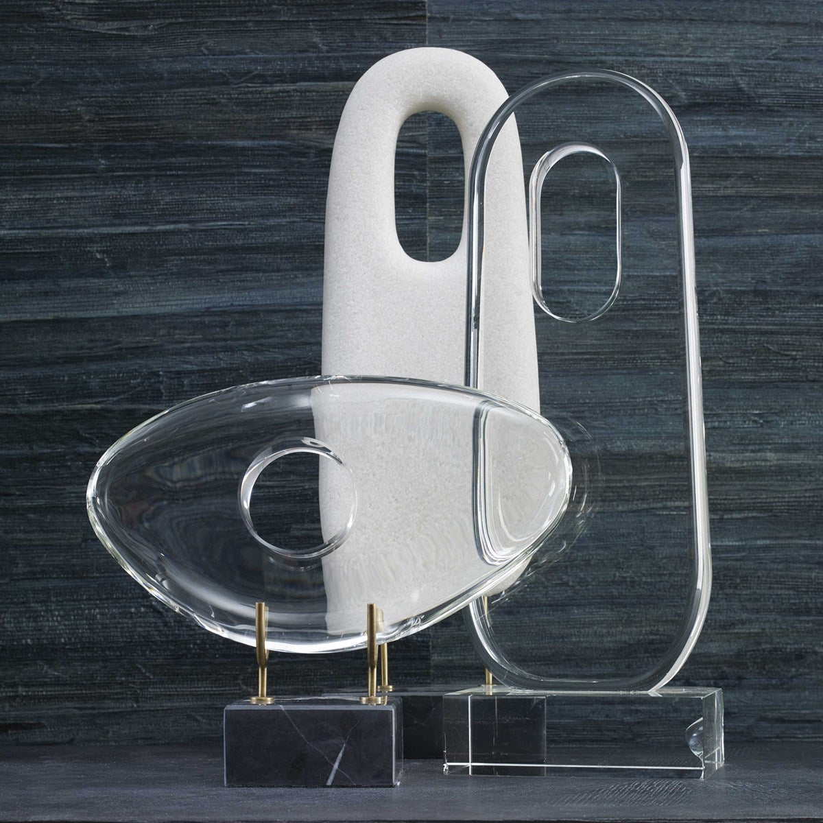 Crystal Minion Sculpture - Reclining Table Decors| Uttermost