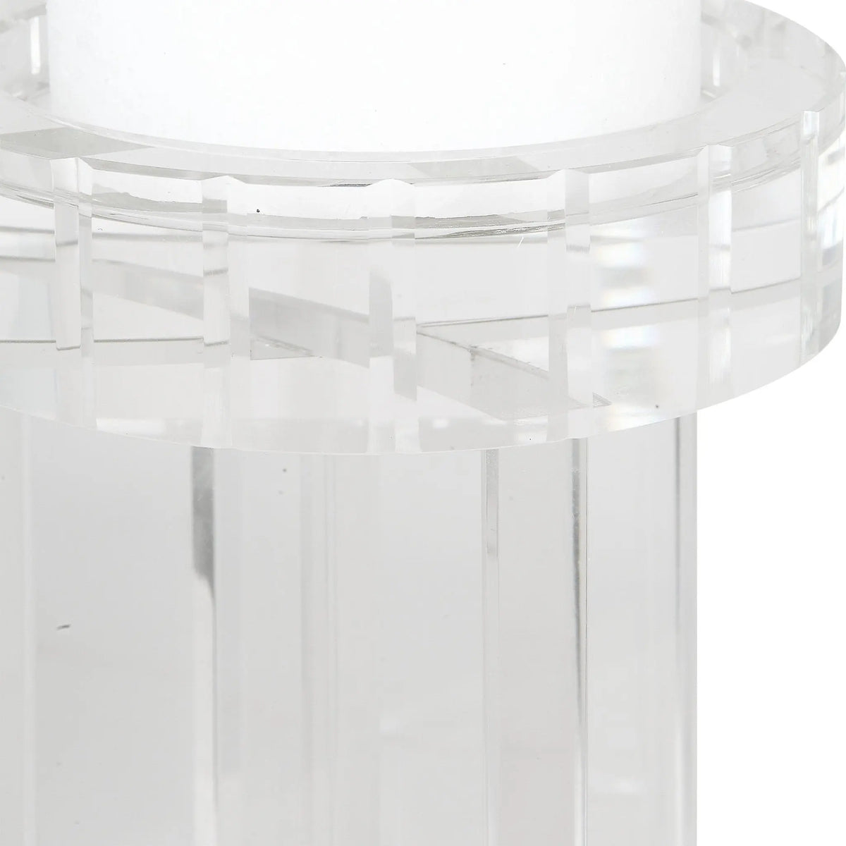 Crystal Pillar Candleholders, S/2 Candle Holders| Uttermost