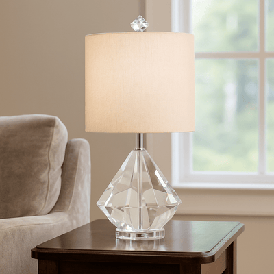 CRYSTAL TABLE LAMP - Al Rugaib Furniture
