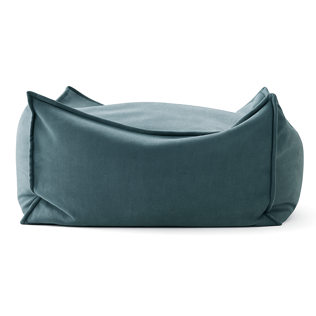Cubic Blue Beanbag Bean bags| Roots Furniture