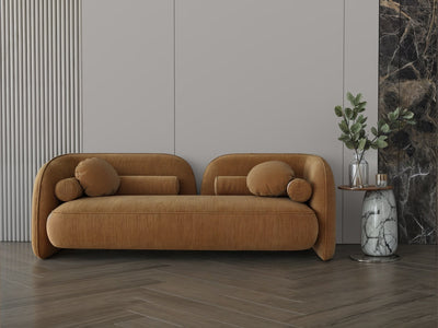 Cumin boucle sofa 225x78x43 cm - Al Rugaib Furniture