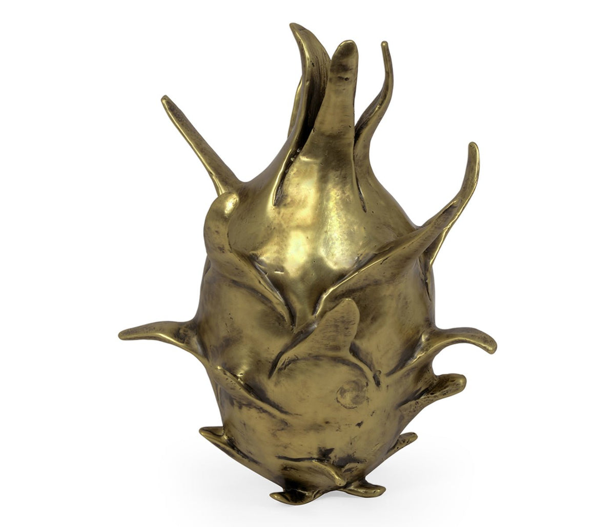 Curated Collection - Antique Brass Dragon Fruit Ground Decors| Jonathan Charles