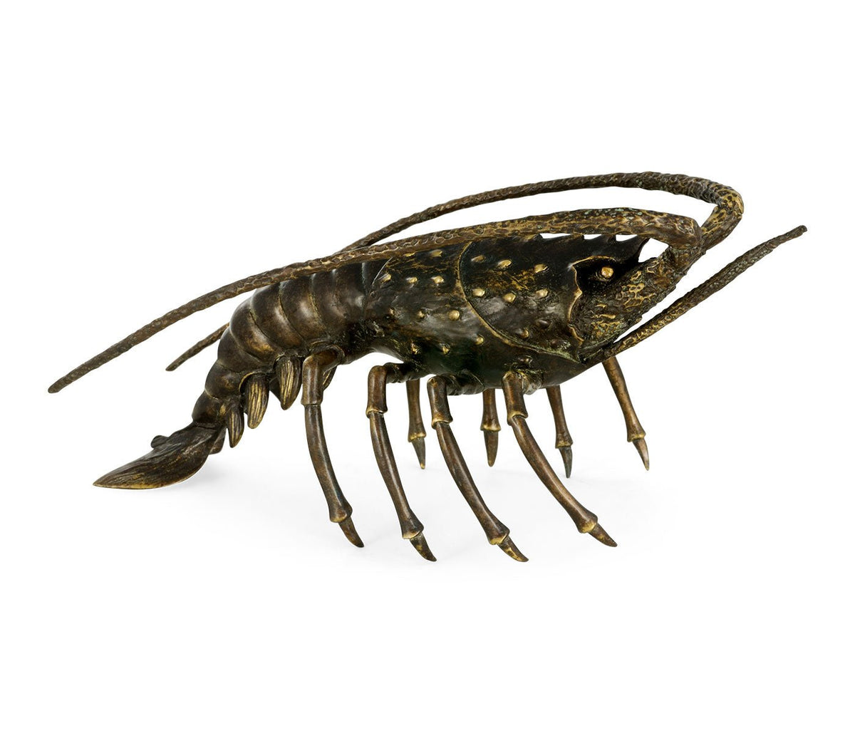 Curated Collection - Antique Dark Bronze Langoustine Ground Decors| Jonathan Charles