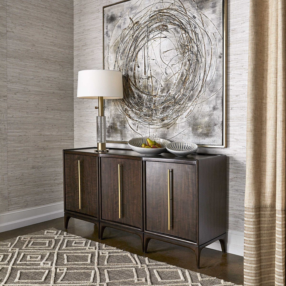 Curvature Cabinet Cabinets & Chests| Uttermost