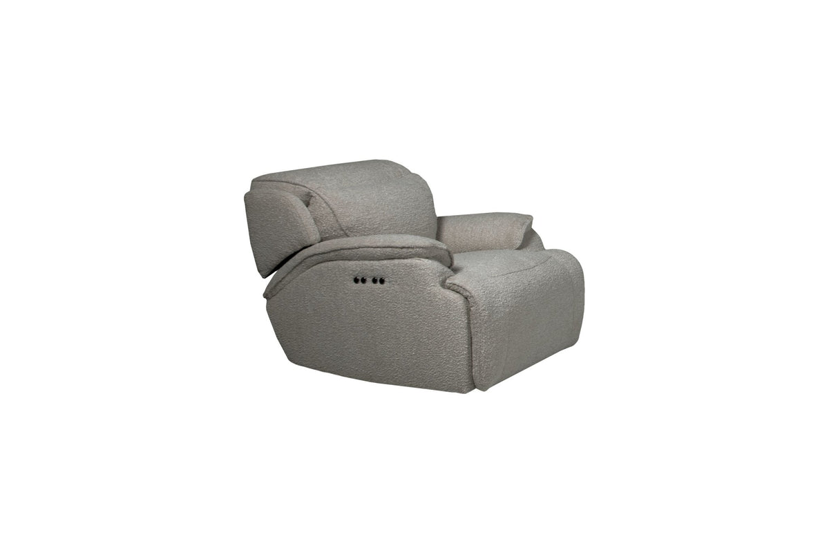 Cushy Grey Power Motion Arm Chair ( 99cm) Recliners| Roots Furniture