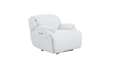 Cushy White Power Motion Arm Chair ( 99cm) - Al Rugaib Furniture