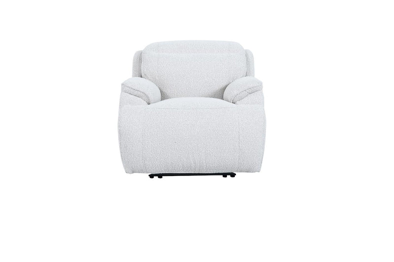 Cushy White Power Motion Arm Chair ( 99cm) - Al Rugaib Furniture