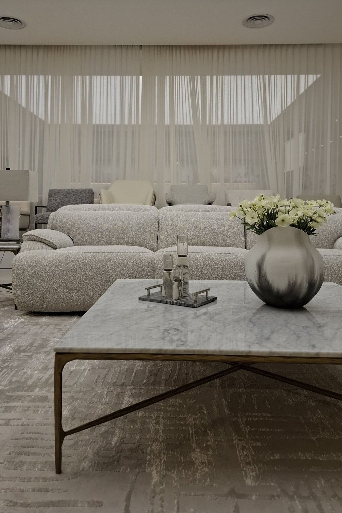 Cushy White Power Motion Set Recliners| Roots Furniture