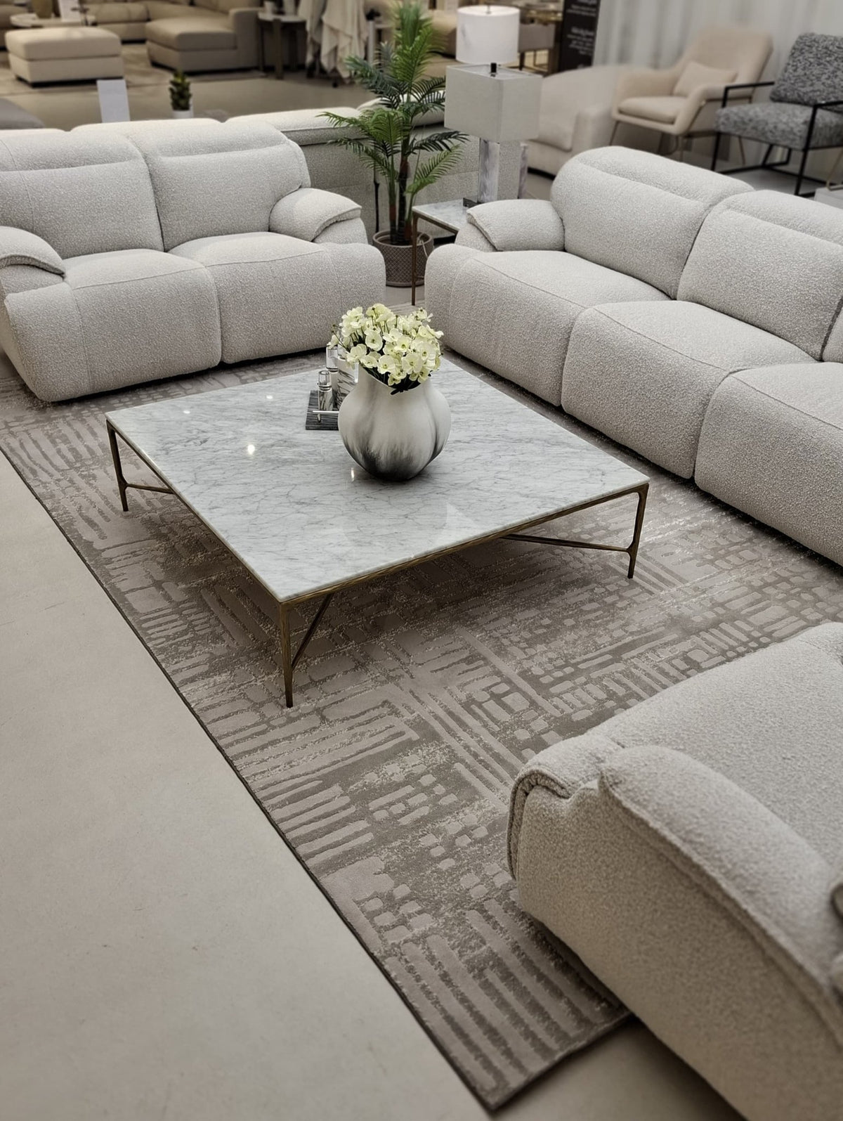 Cushy White Power Motion Set Recliners| Roots Furniture