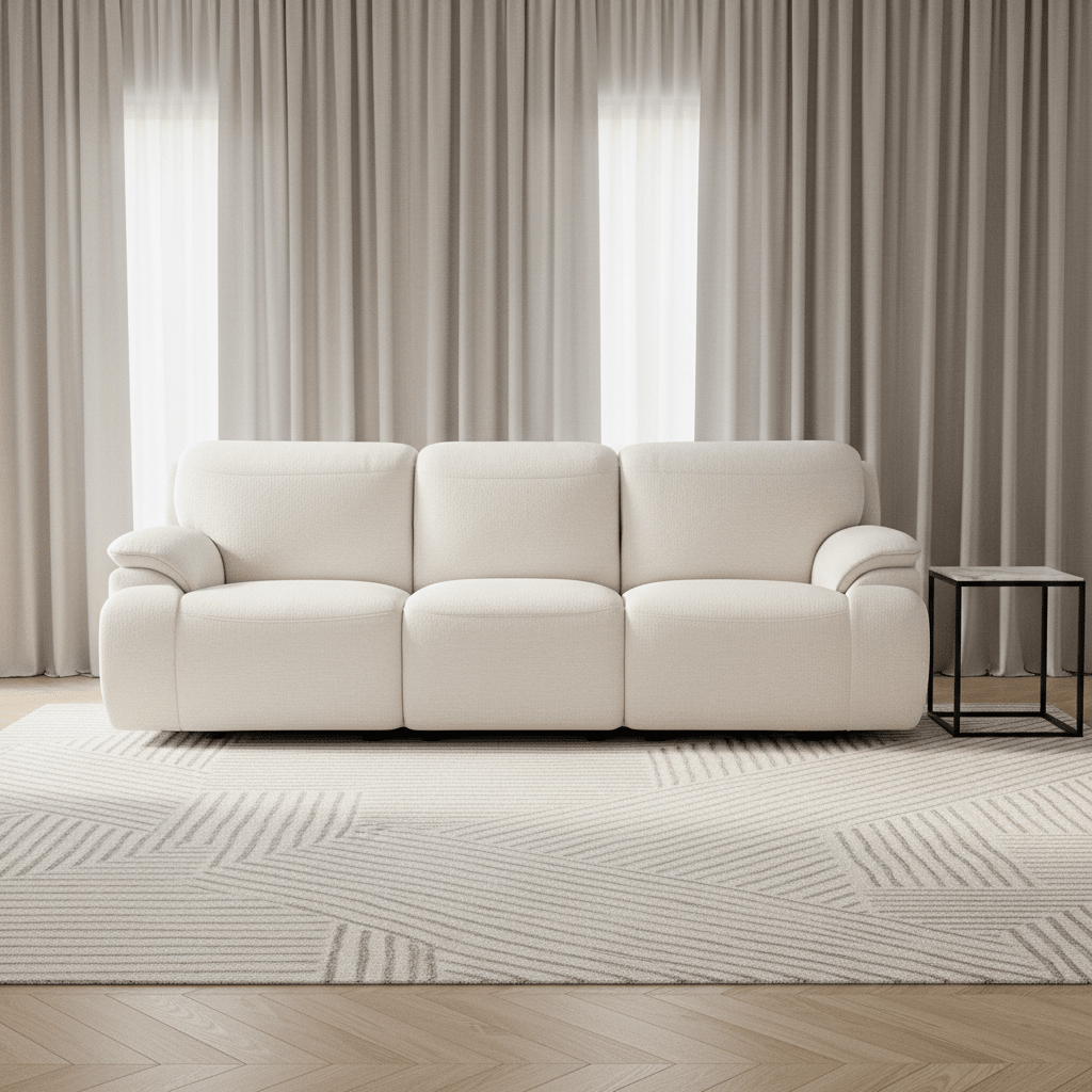 Cushy White Power Motion Sofa Recliners| Roots Furniture