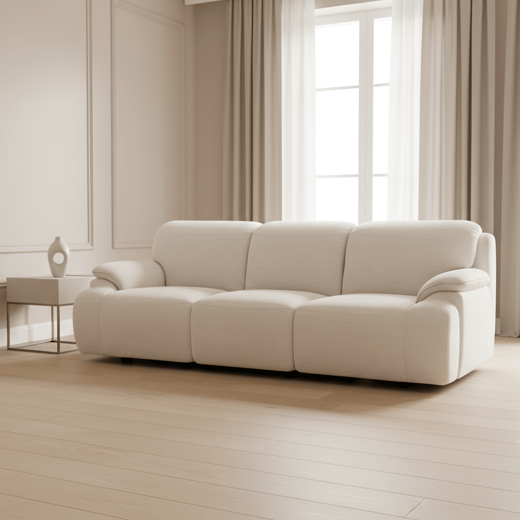 Cushy White Power Motion Sofa Recliners| Roots Furniture
