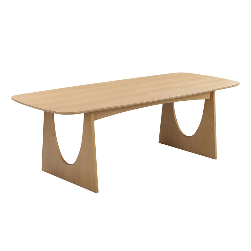 Cybill Natural Ash Dining Table - Al Rugaib Furniture