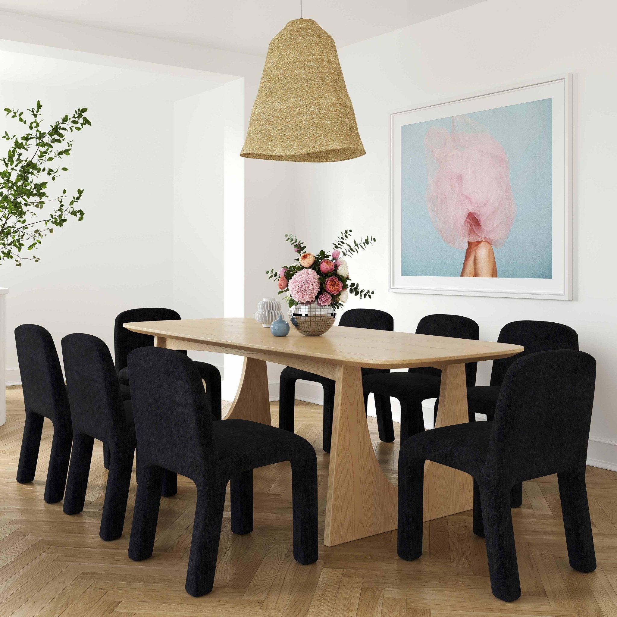 Cybill Natural Ash Dining Table Dining Tables| TOV