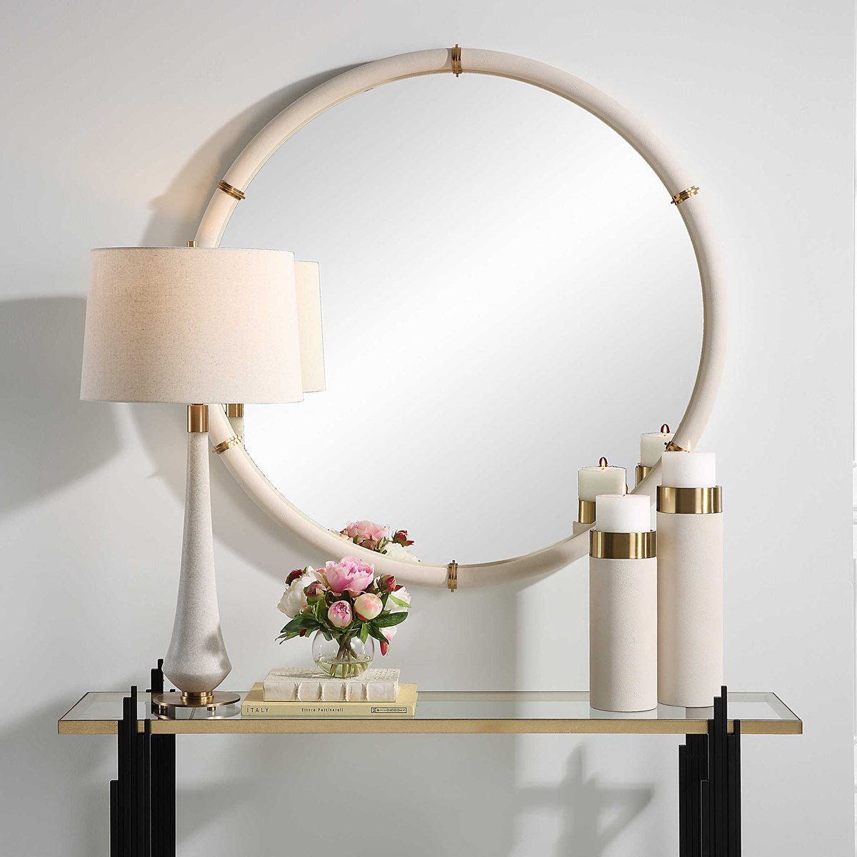 Cyprus Round Mirror Mirrors| Uttermost