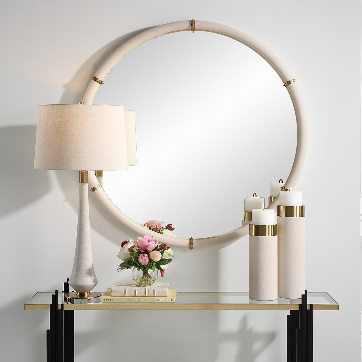 Cyprus Round Mirror Mirrors| Uttermost