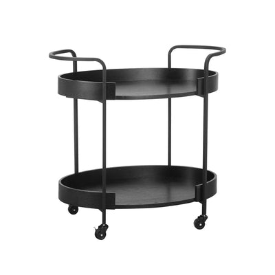 Cyril Black Bar Cart - Al Rugaib Furniture
