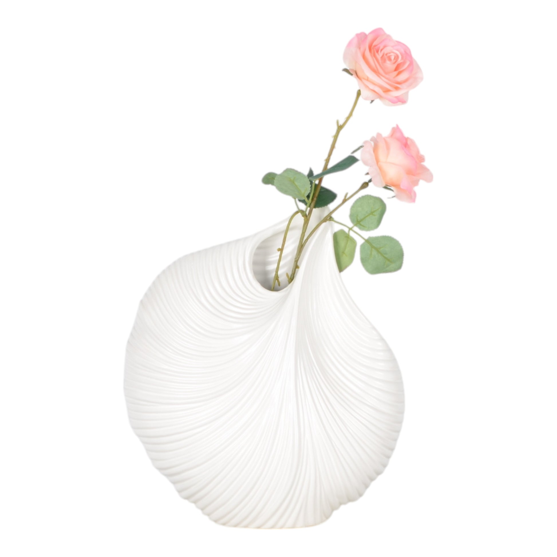 مزهرية كوني بيضاء Kony White  Vase