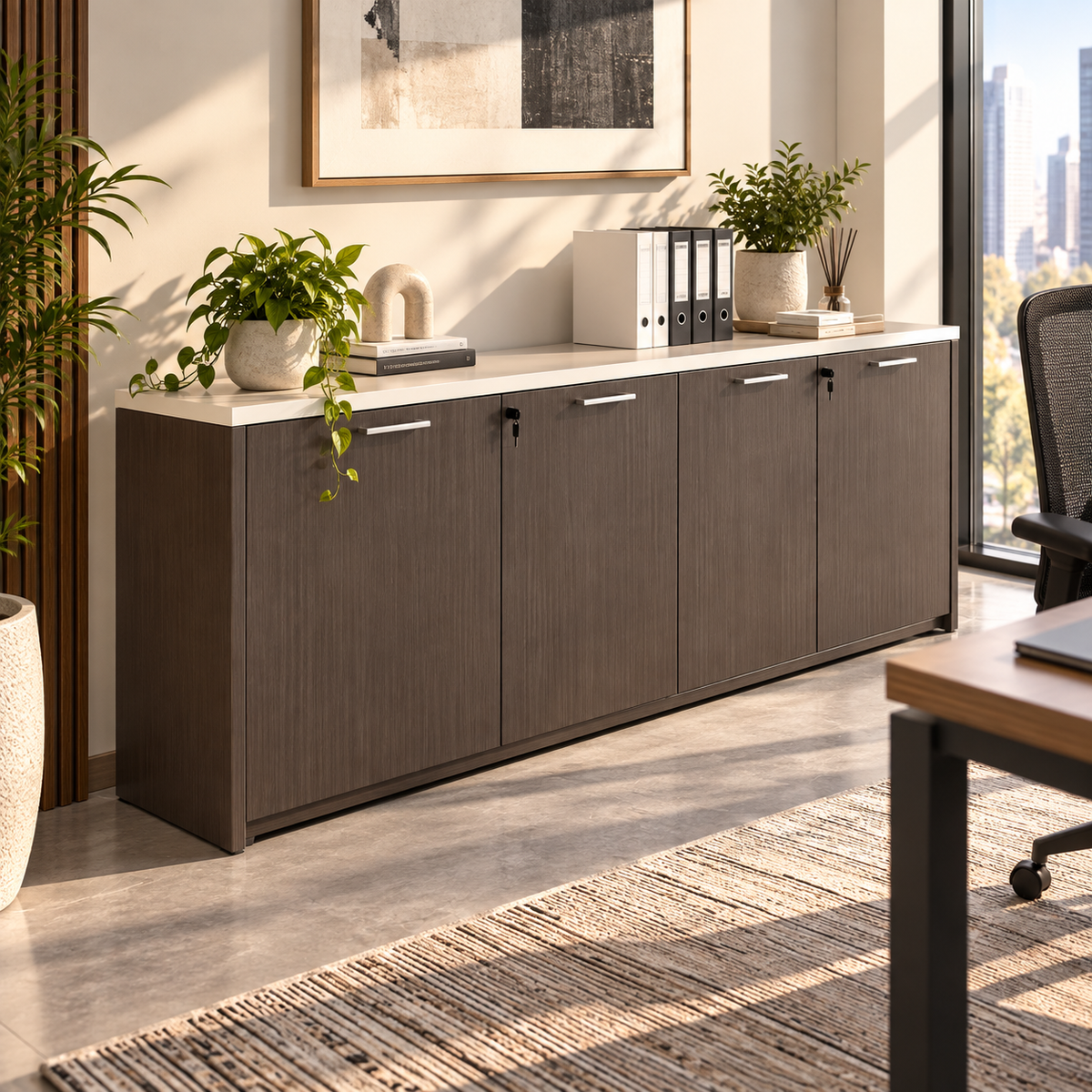 4-Door Credenza
