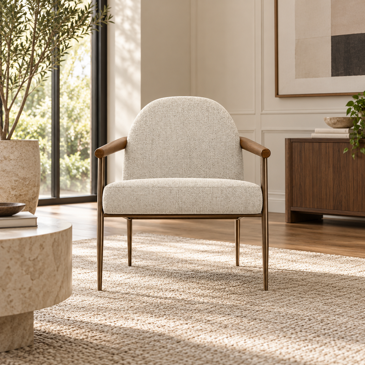 ALTURA LOUNGE CHAIR - OATMEAL