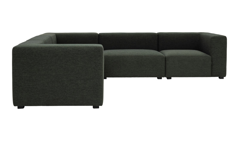 Romy Classic L Modular Sectional Forest Shade