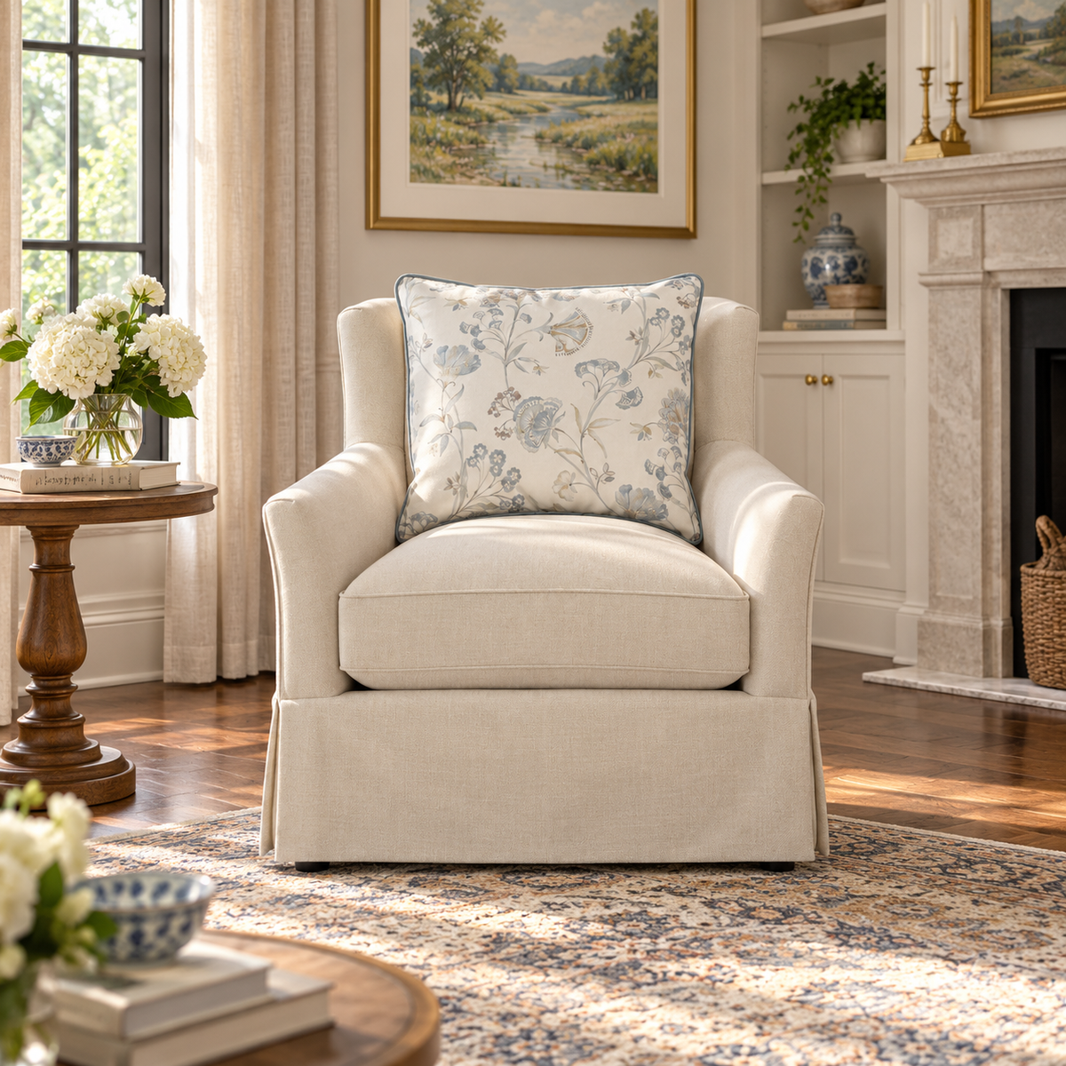 Monroe Beige Chair