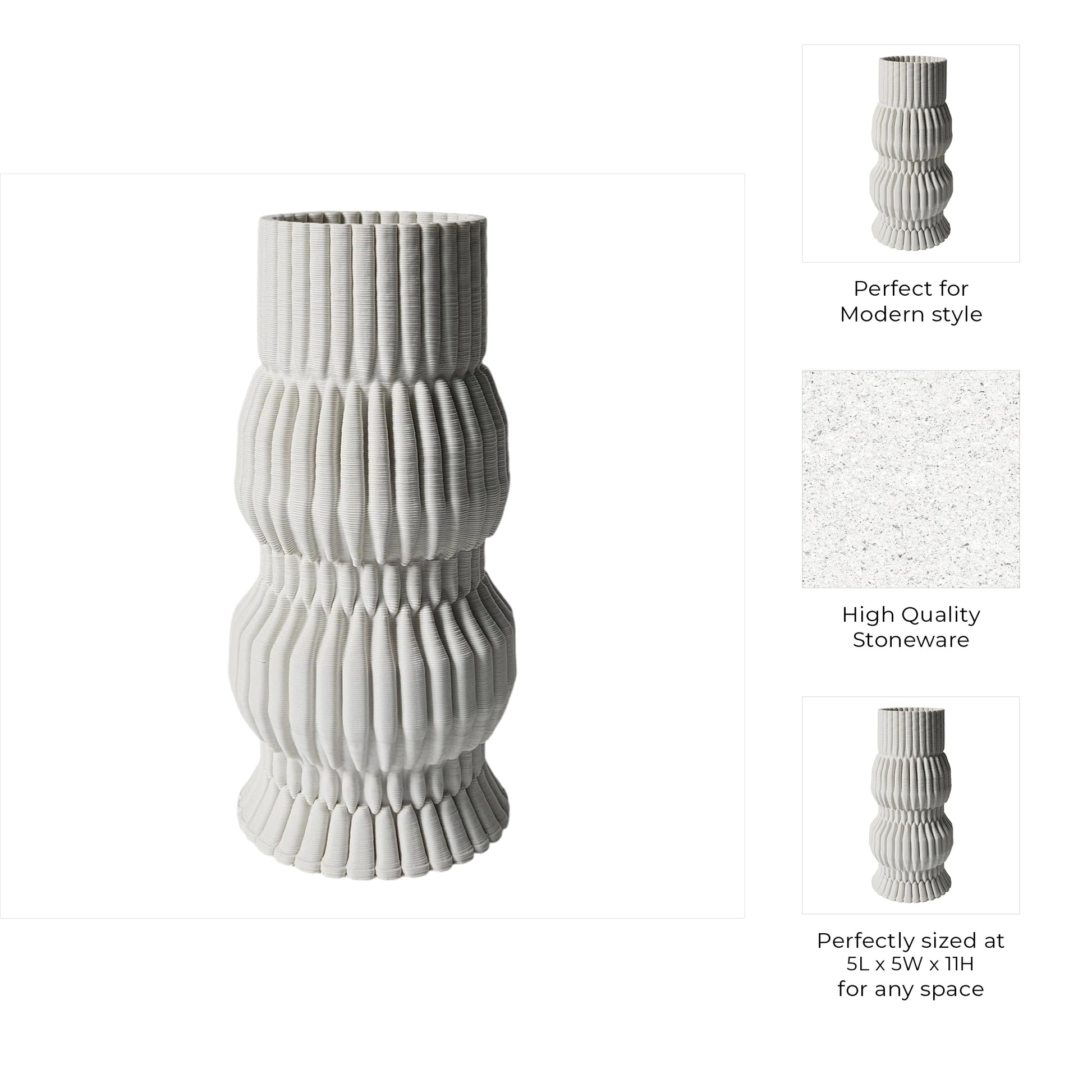 مزهرية أثيرتون المطبوعة ثلاثية الأبعاد Atherton 3d Printed Vase