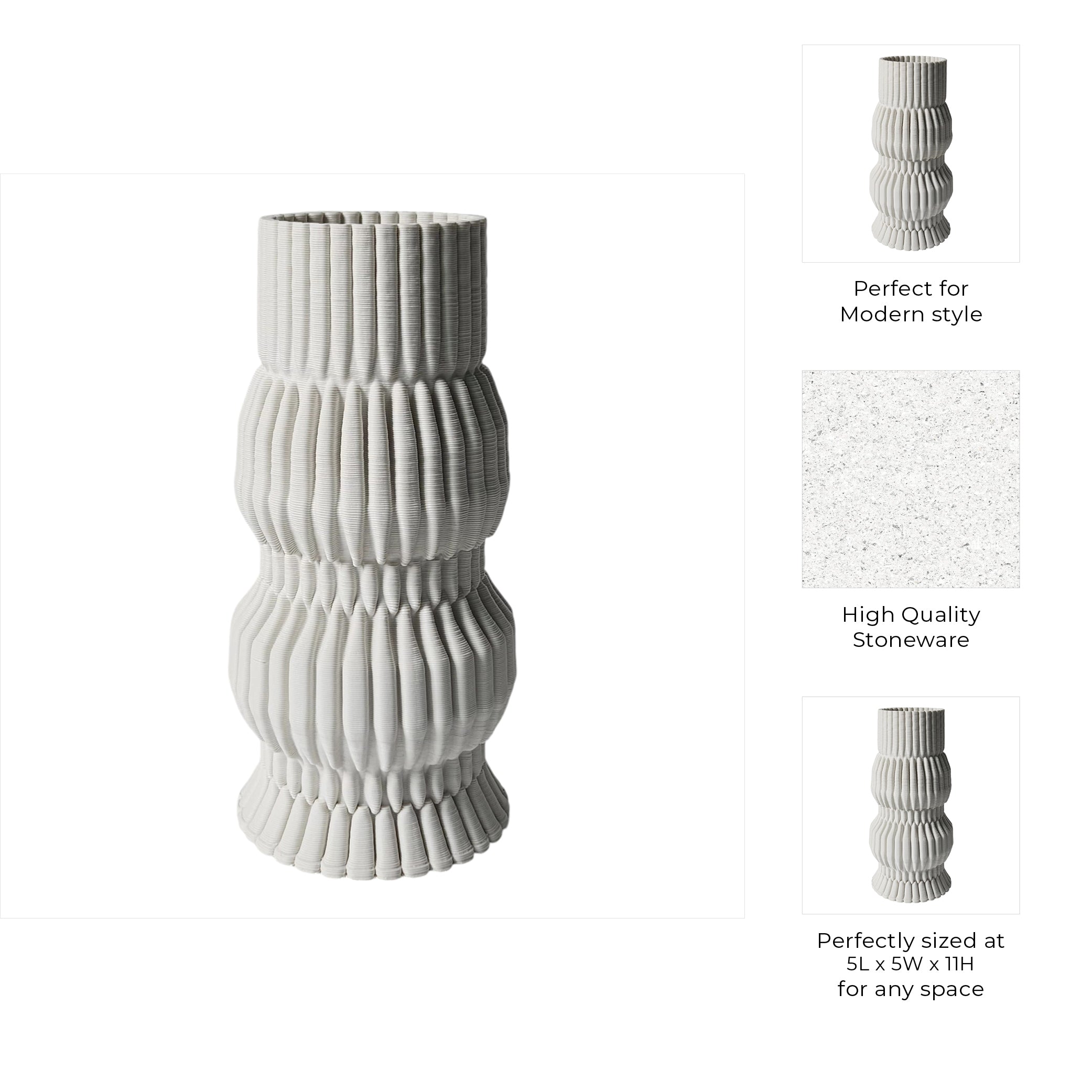 مزهرية أثيرتون المطبوعة ثلاثية الأبعاد Atherton 3d Printed Vase