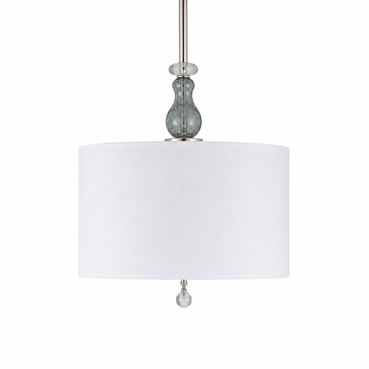 Modern White Shade 3 Socket Pendant Lamp