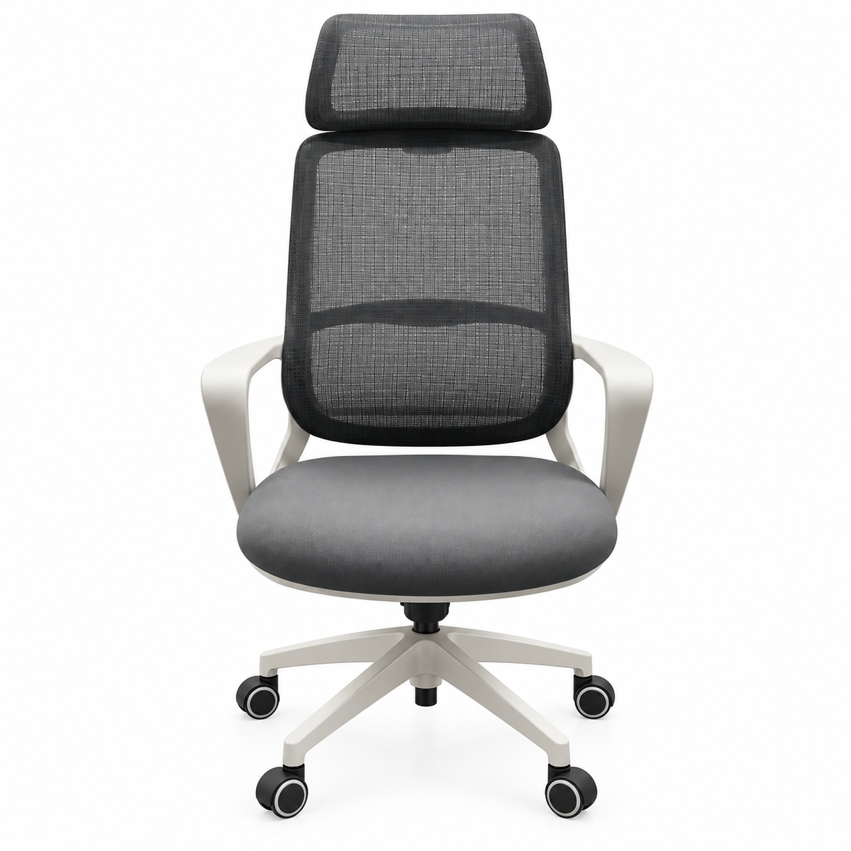 High Back Chair - White frame