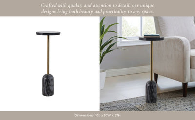 طاولة مائدة رخامية مرتفعة 27 إنش من أكسفورد