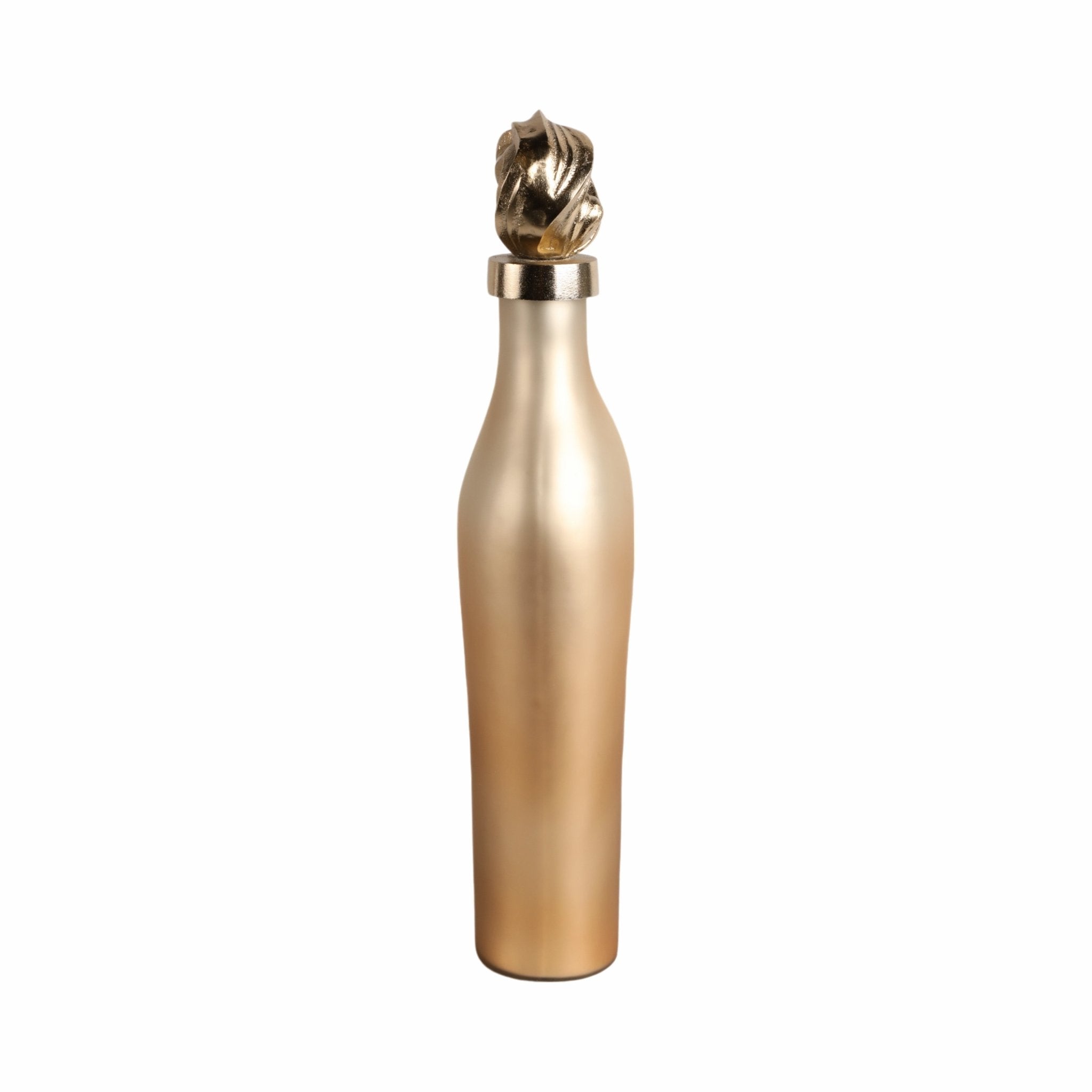 Dakar Glass Bottle W/aluminum Lid Vases and Jars| Sagebrook Home