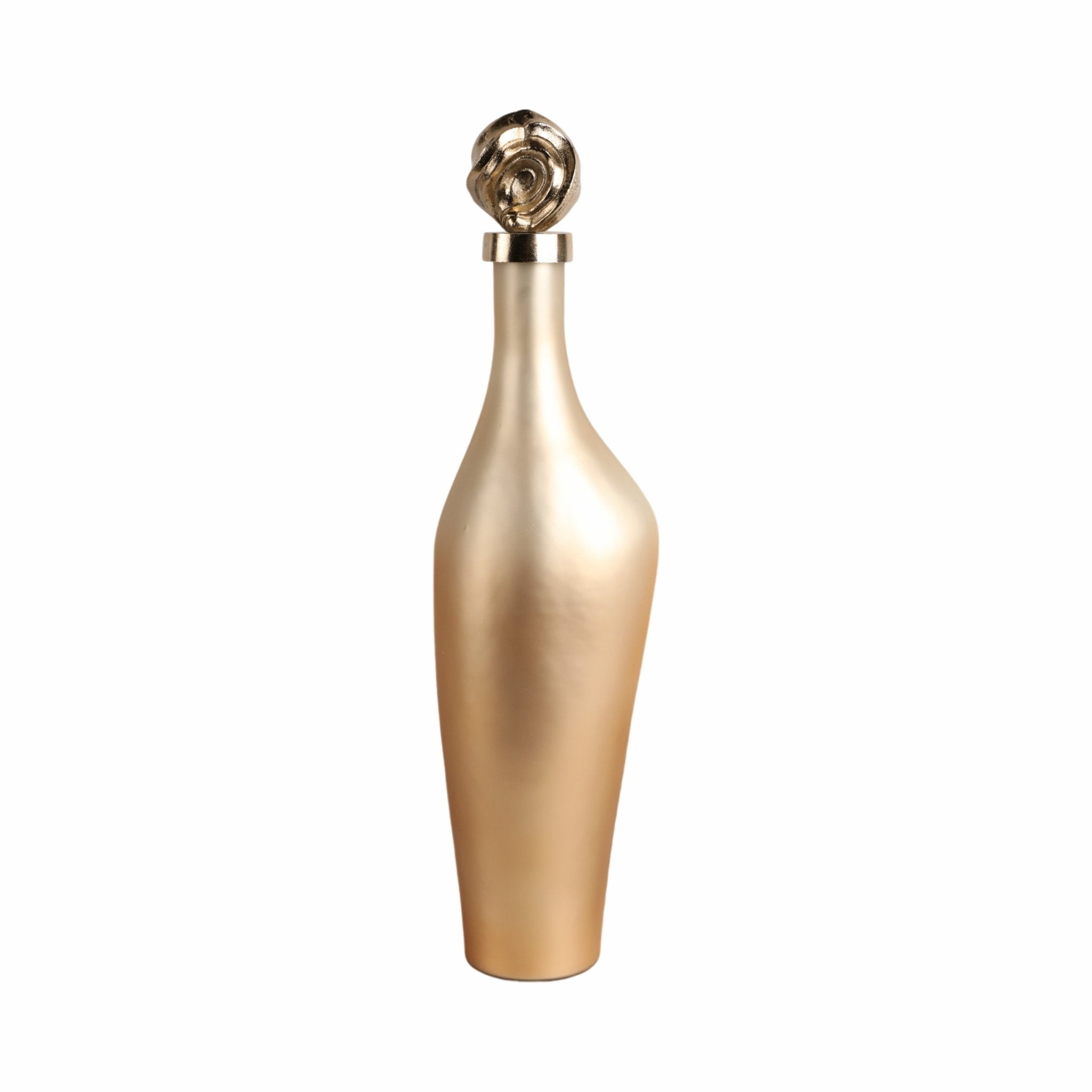 Dakar Glass Bottle W/aluminum Lid Vases and Jars| Sagebrook Home