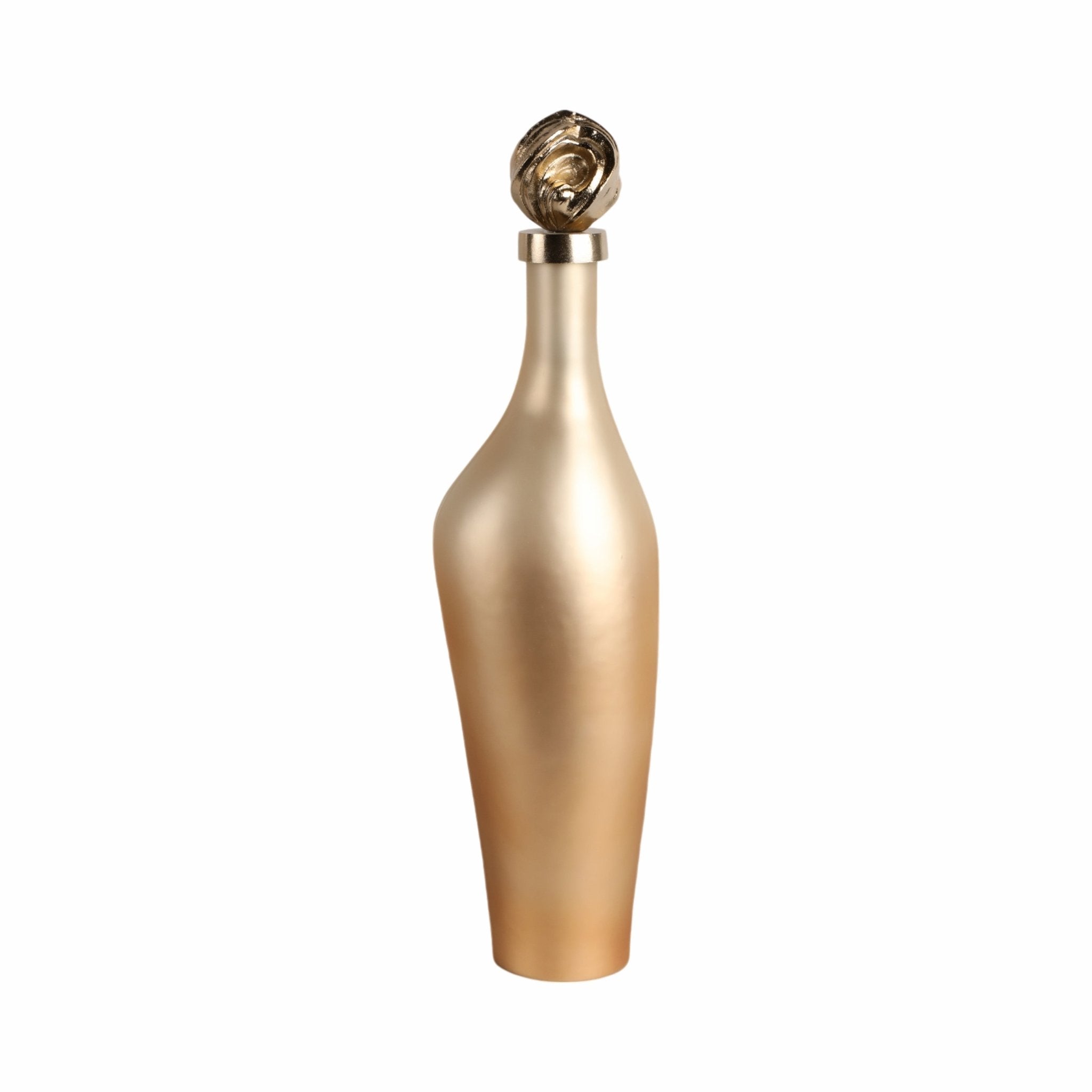 Dakar Glass Bottle W/aluminum Lid Vases and Jars| Sagebrook Home