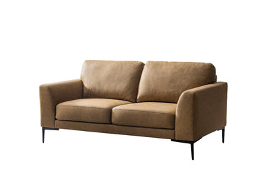 Dallas Brown Loveseat - Al Rugaib Furniture