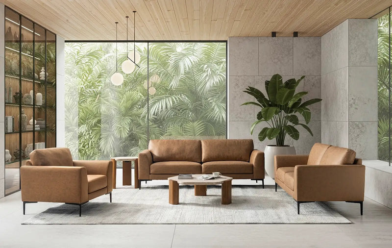 Dallas Brown Sofa - Al Rugaib Furniture