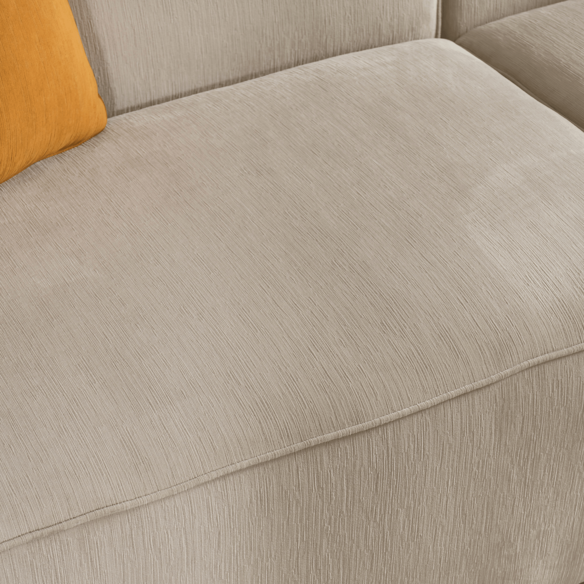 Dana Beige Mustard 4 Seater Sofa (287cm) XL Sofas| Roots Furniture