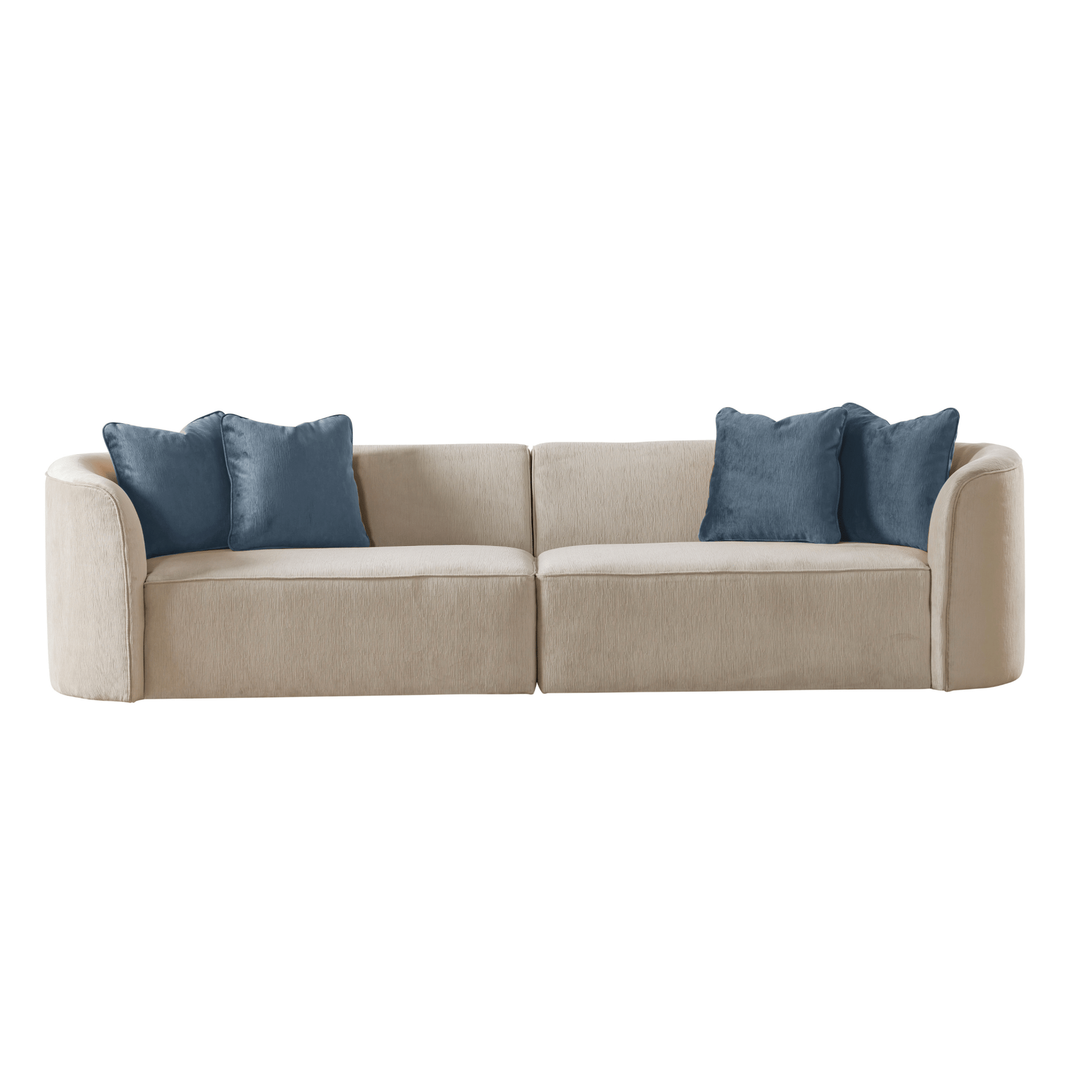 Dana Beige Mustard 4 Seater Sofa (287cm) XL Sofas| Roots Furniture