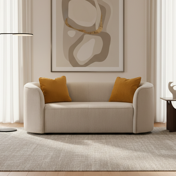 Dana Beige Mustard Loveseat (182cm) Sofas & Loveseats| Roots Furniture